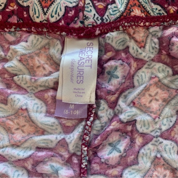 Secret Treasures Pink and Purple Sleepwear - Picture 2 of 4